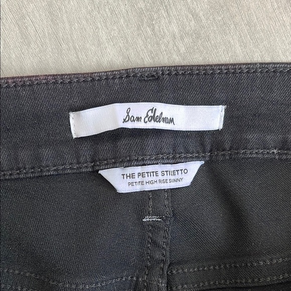 SAM EDELMAN NWOT Stiletto Women's Skinny Coated Jeans Burgundy, Size 31 - Picture 2 of 11